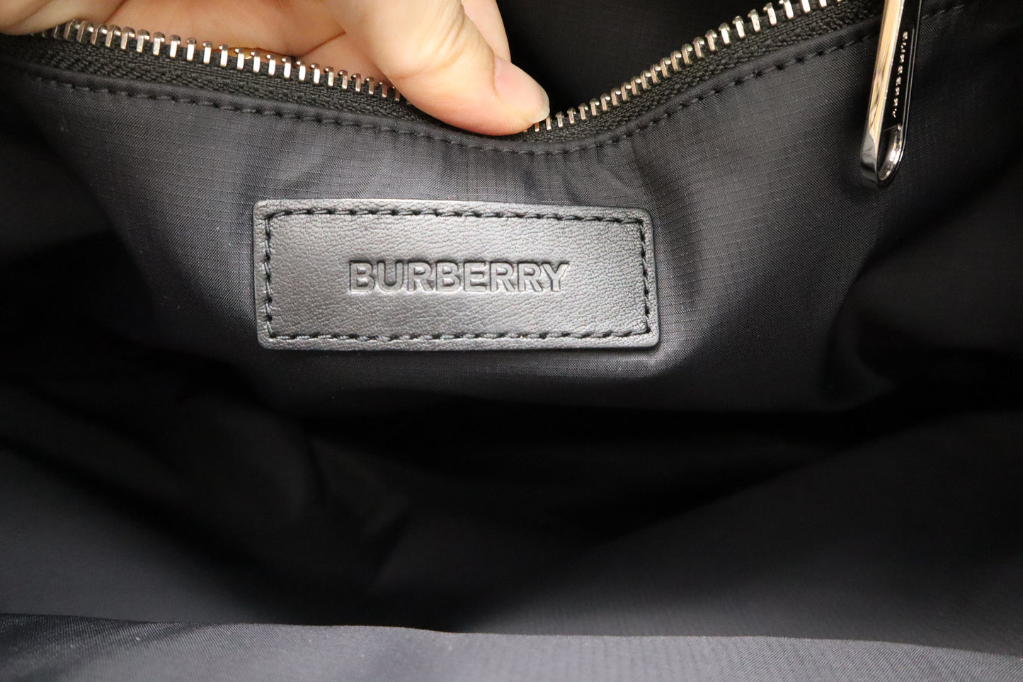 Burberry Tote in Black Nylon