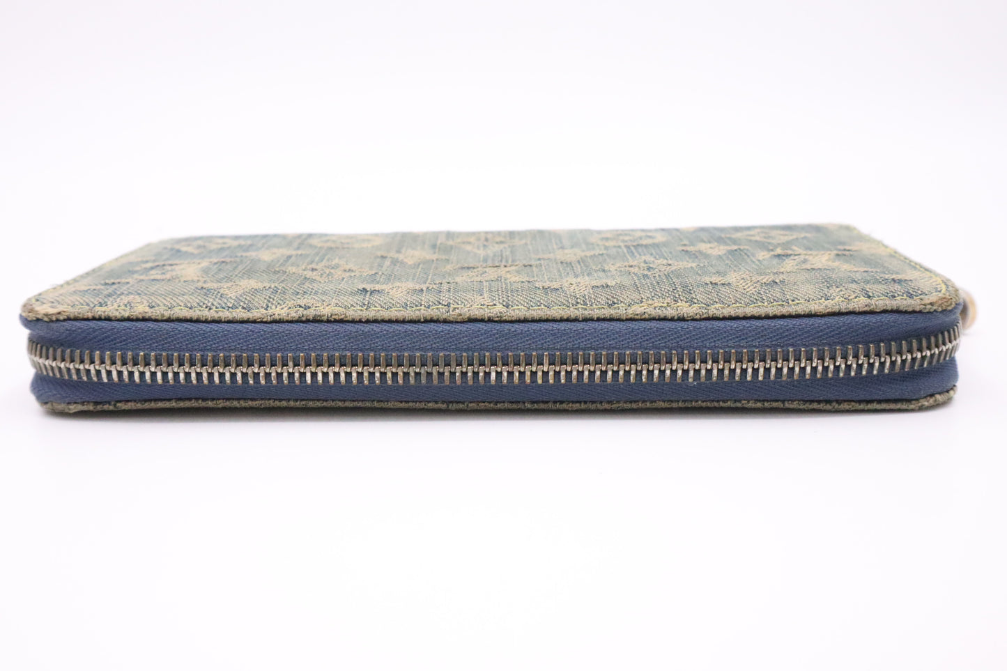 Louis Vuitton Long Zippy Wallet in Denim Monogram Canvas