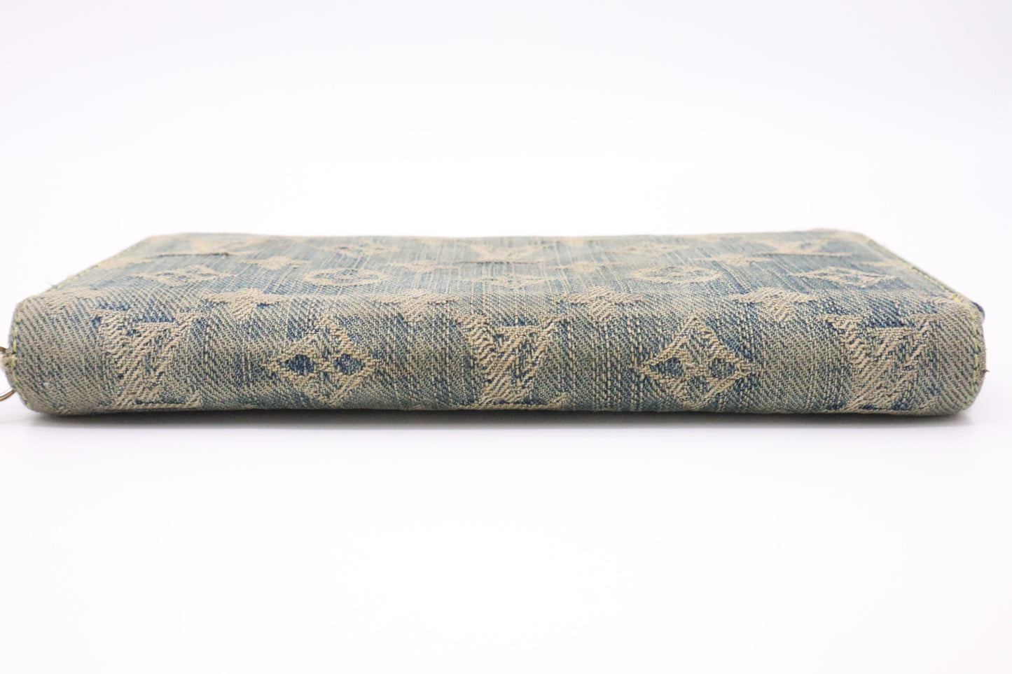 Louis Vuitton Long Zippy Wallet in Denim Monogram Canvas