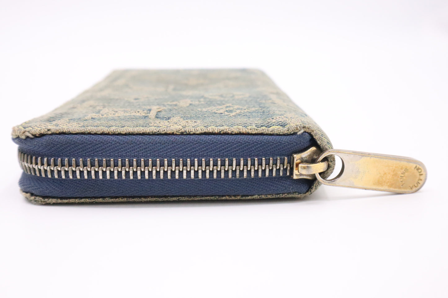 Louis Vuitton Long Zippy Wallet in Denim Monogram Canvas
