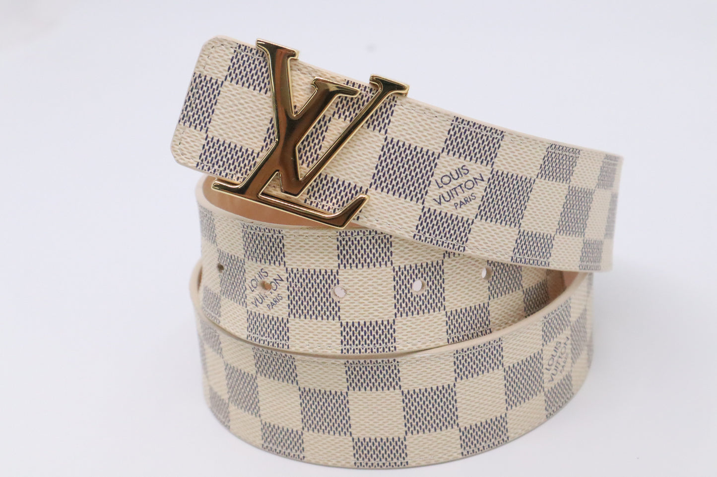 Louis Vuitton Belt in Damier Azur Canvas