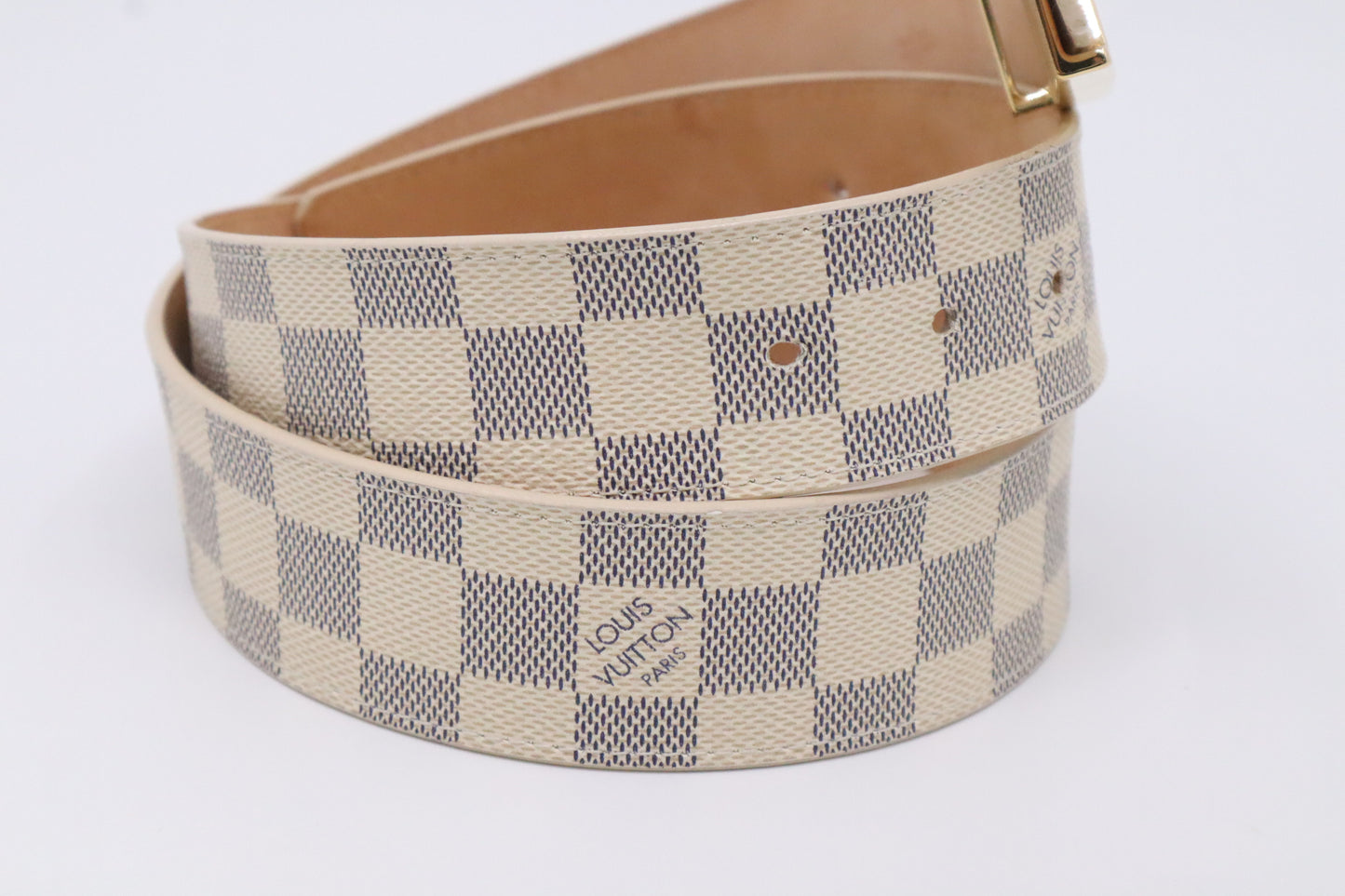 Louis Vuitton Belt in Damier Azur Canvas