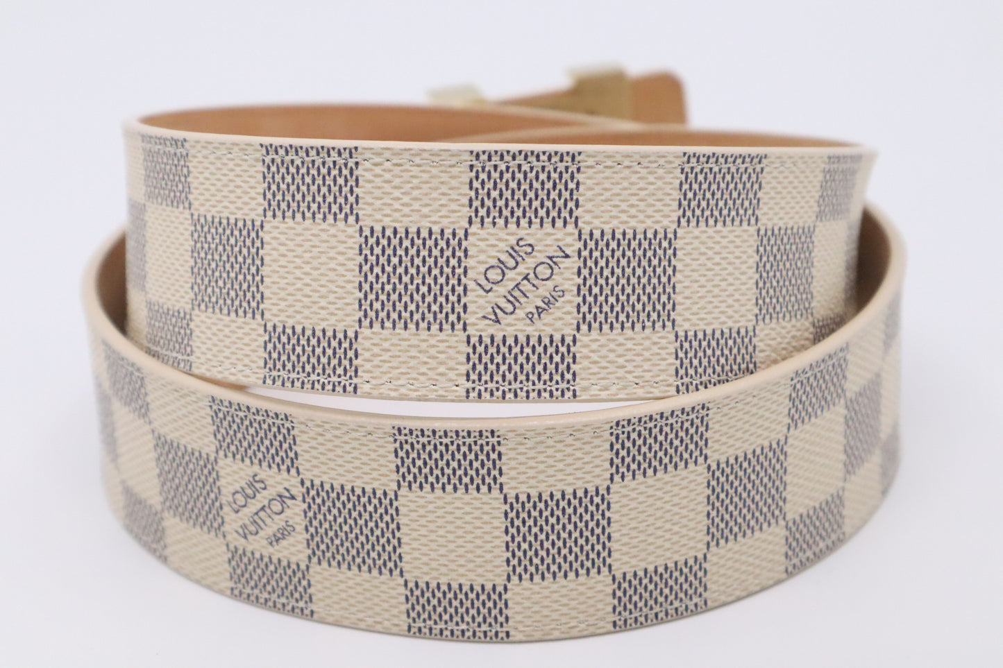 Louis Vuitton Belt in Damier Azur Canvas