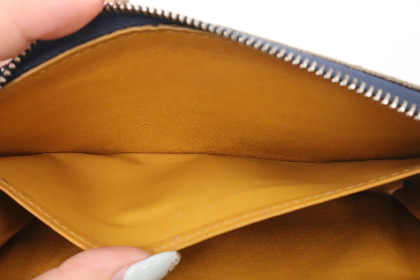 Louis Vuitton Long Zippy Wallet in Denim Monogram Canvas