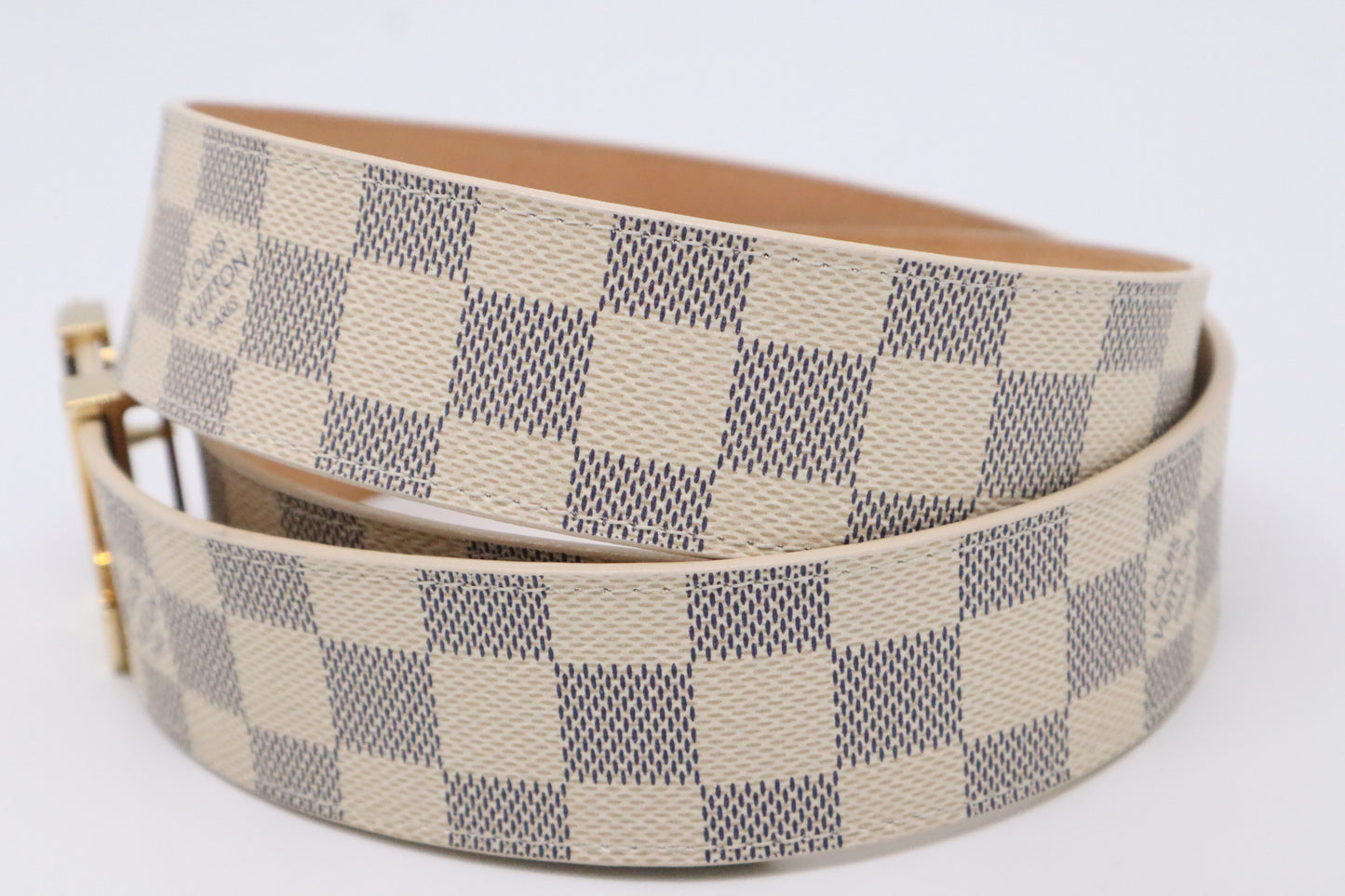 Louis Vuitton Belt in Damier Azur Canvas