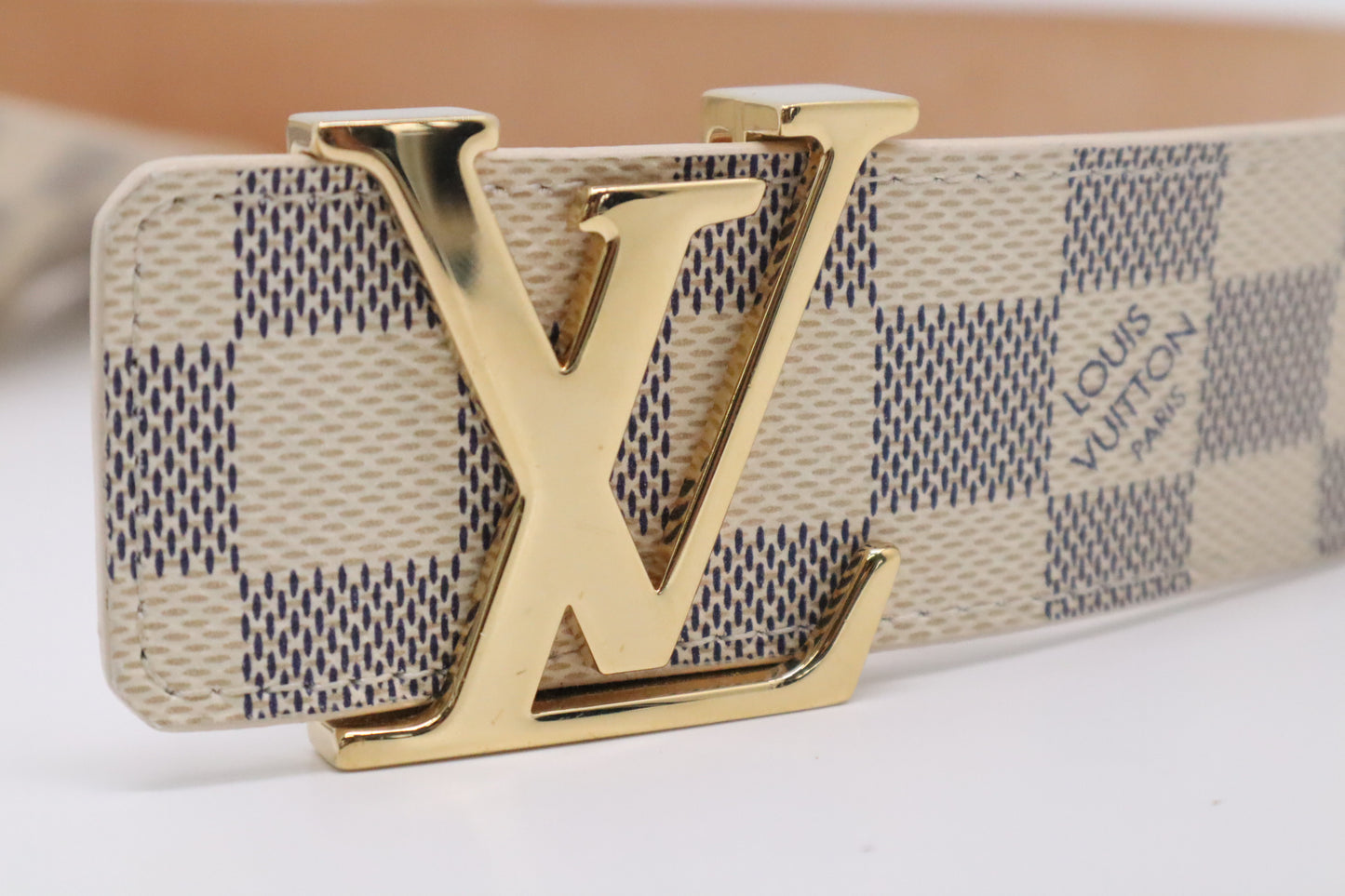 Louis Vuitton Belt in Damier Azur Canvas