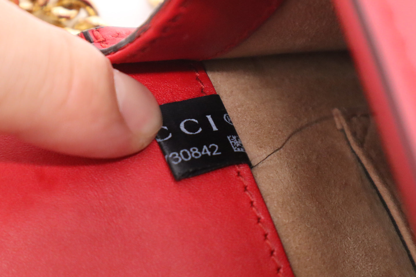 Gucci Mini Sylvie in Red Leather