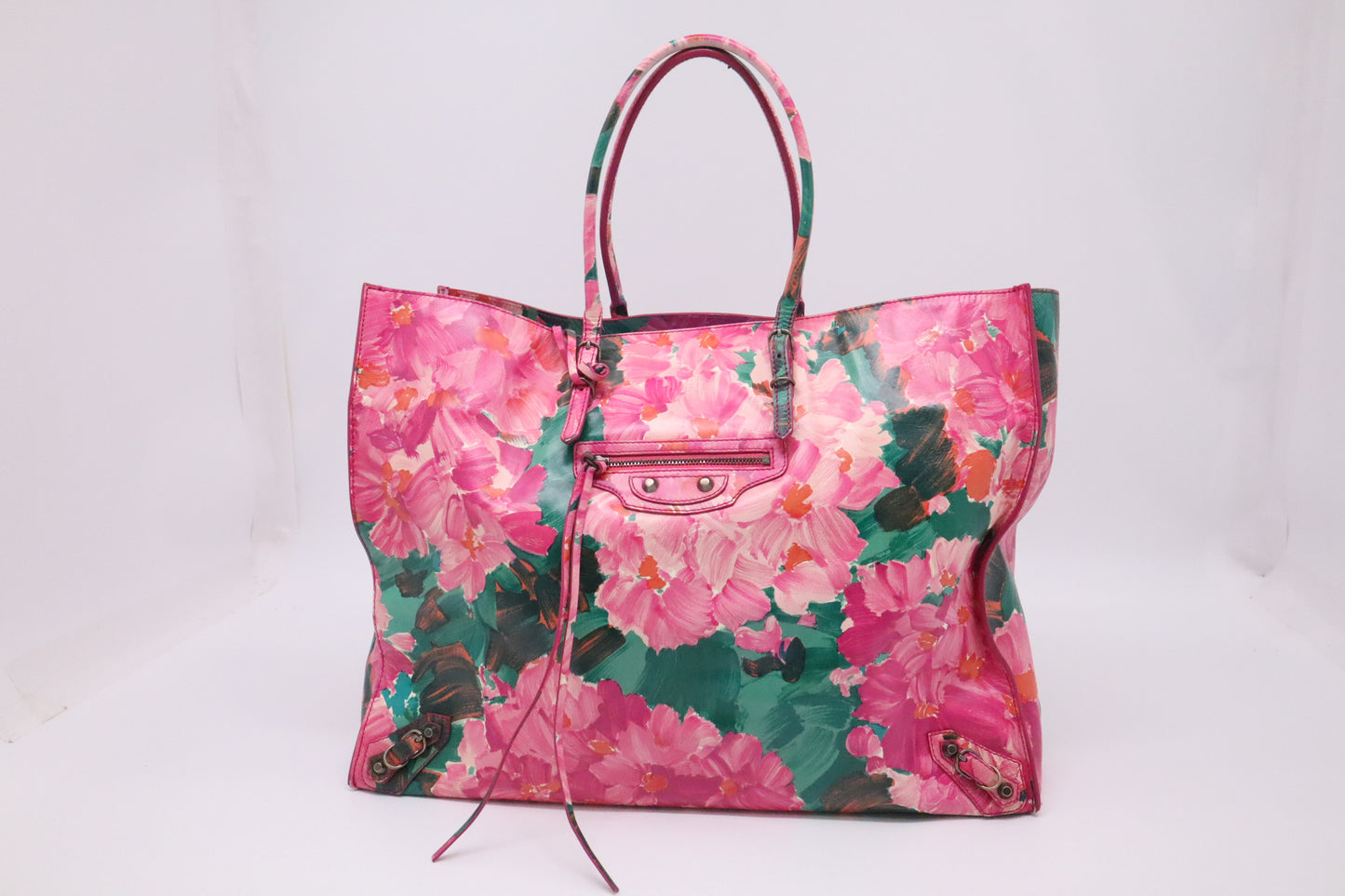 Balenciaga Papier Tote in Floral Leather