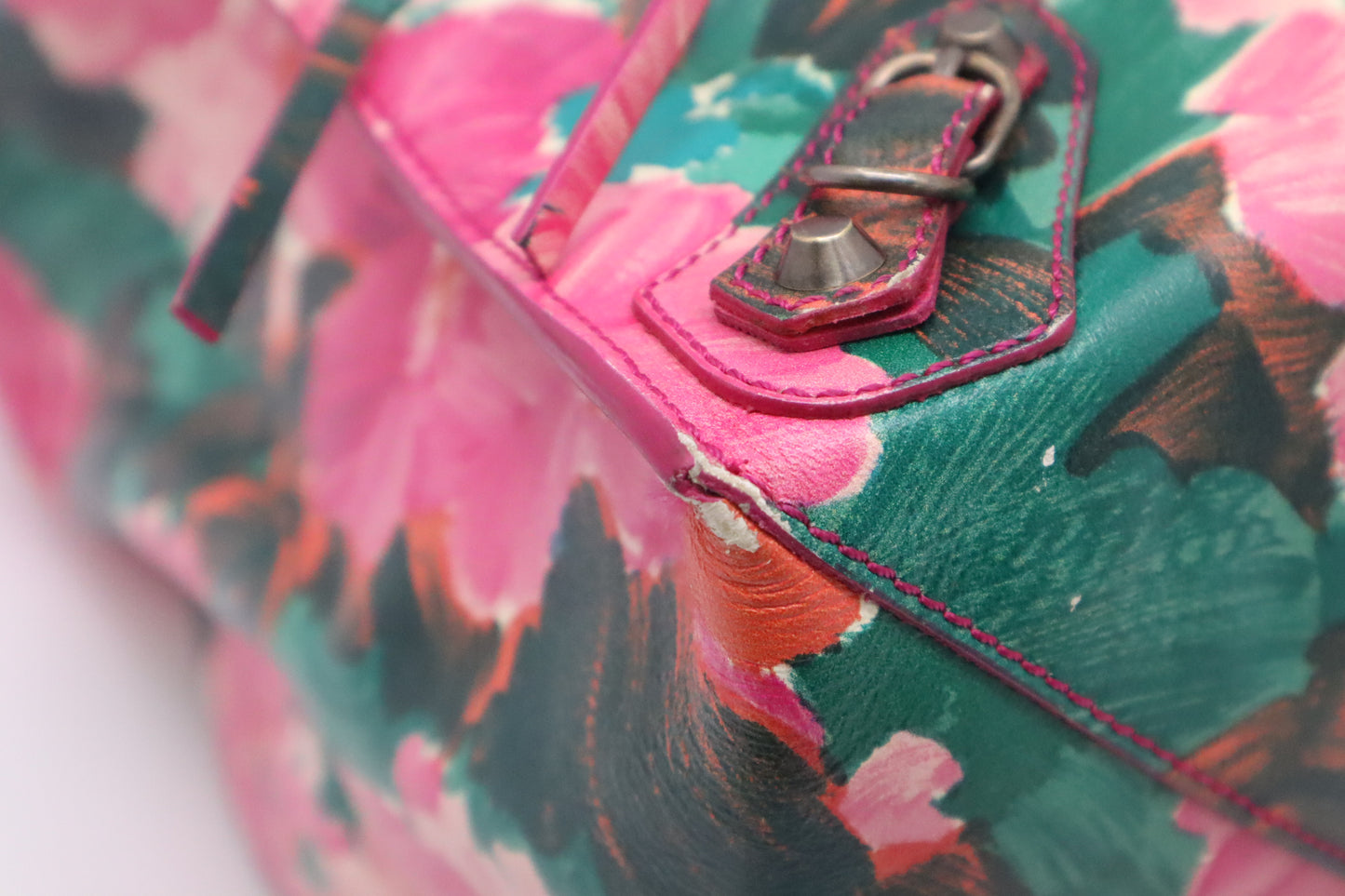 Balenciaga Papier Tote in Floral Leather
