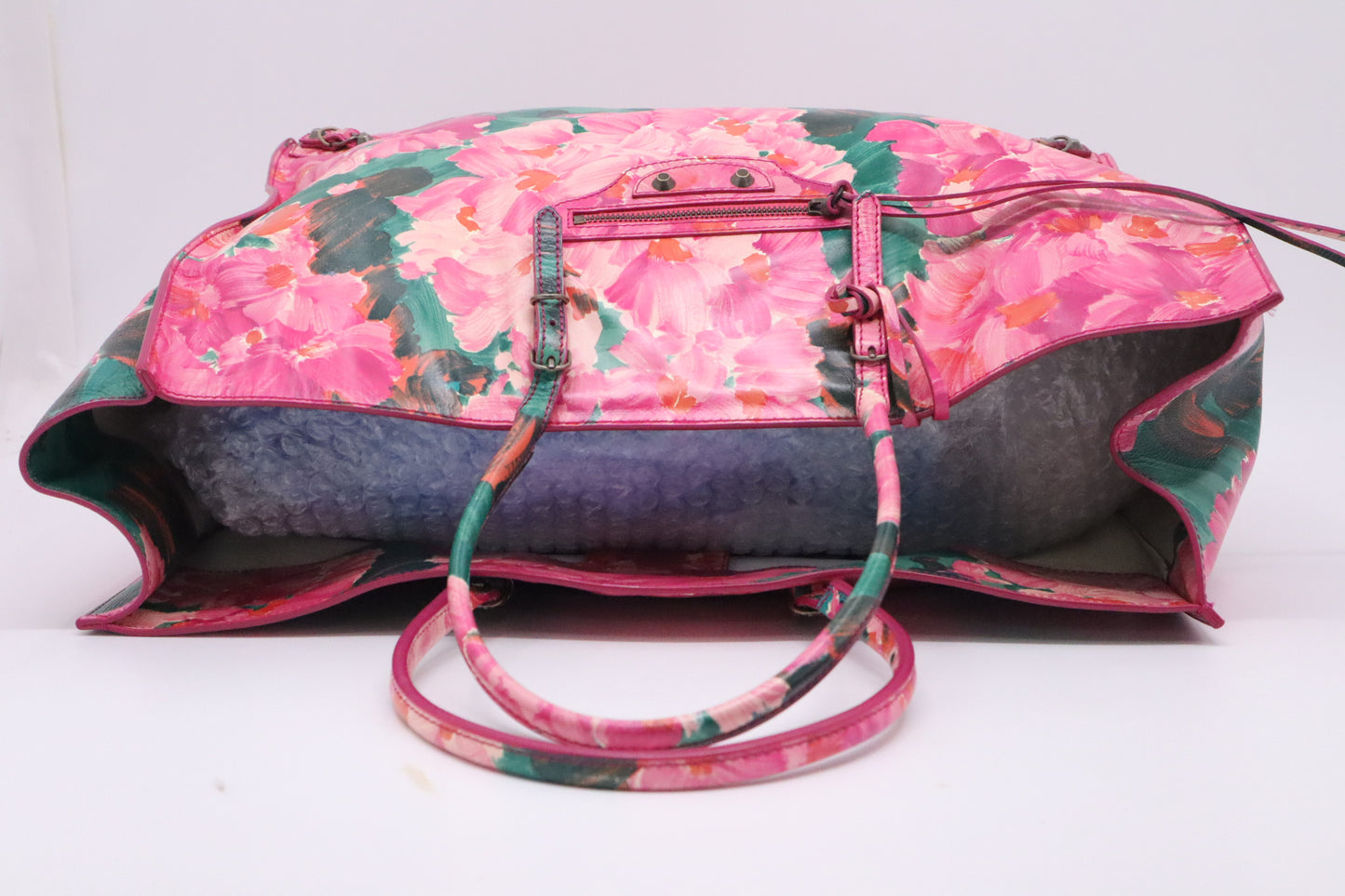 Balenciaga Papier Tote in Floral Leather