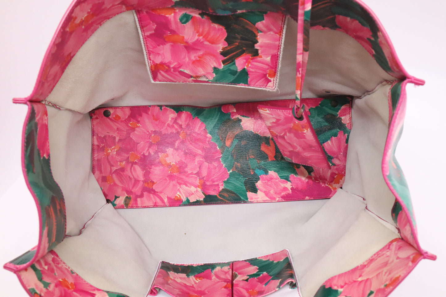 Balenciaga Papier Tote in Floral Leather