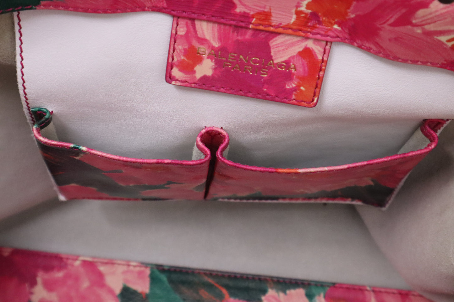 Balenciaga Papier Tote in Floral Leather