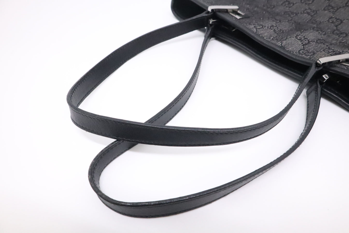 Gucci Mini Bucket Bag in Grey Canvas