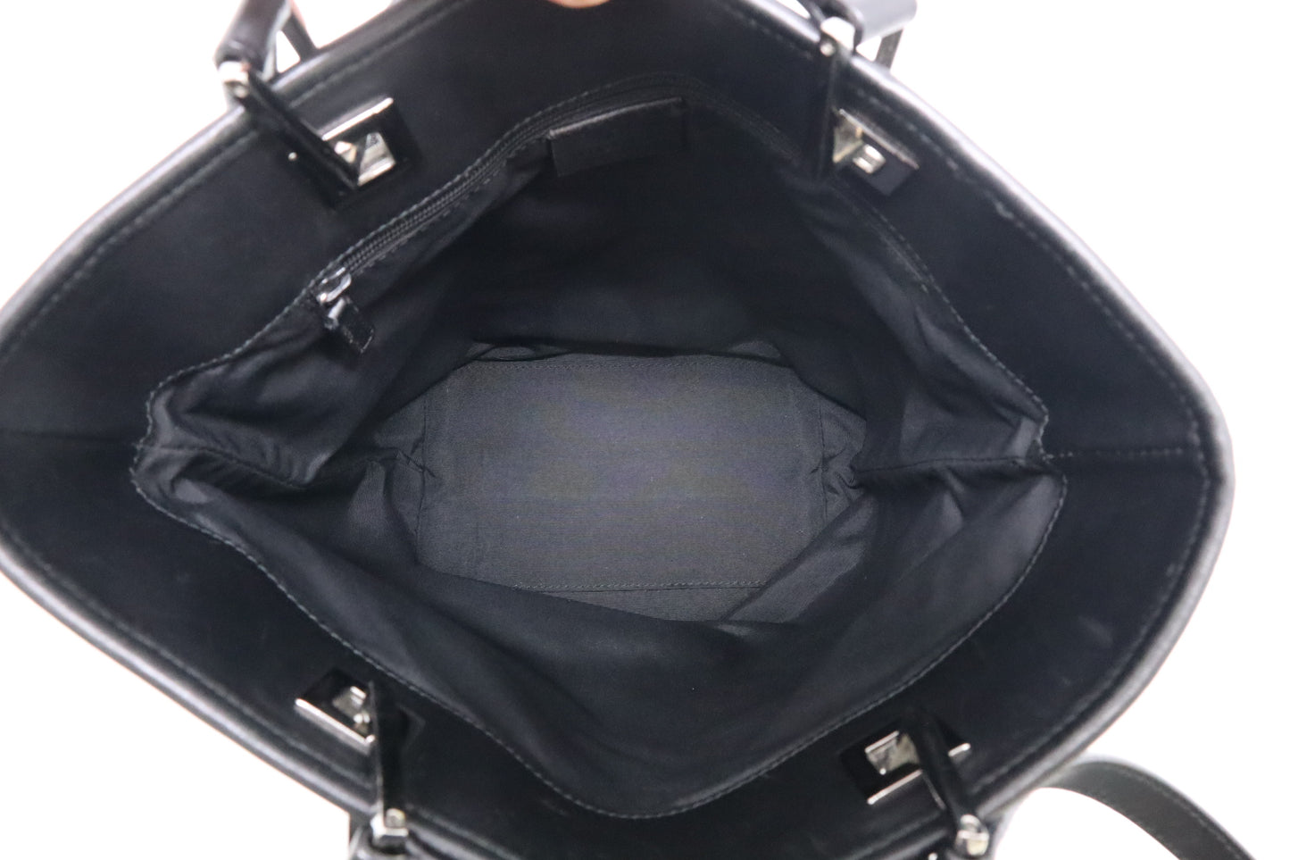 Gucci Mini Bucket Bag in Grey Canvas
