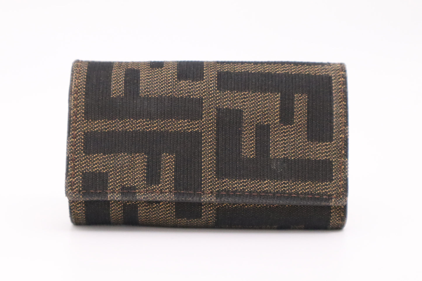 Fendi Key Case in Zucca Canvas