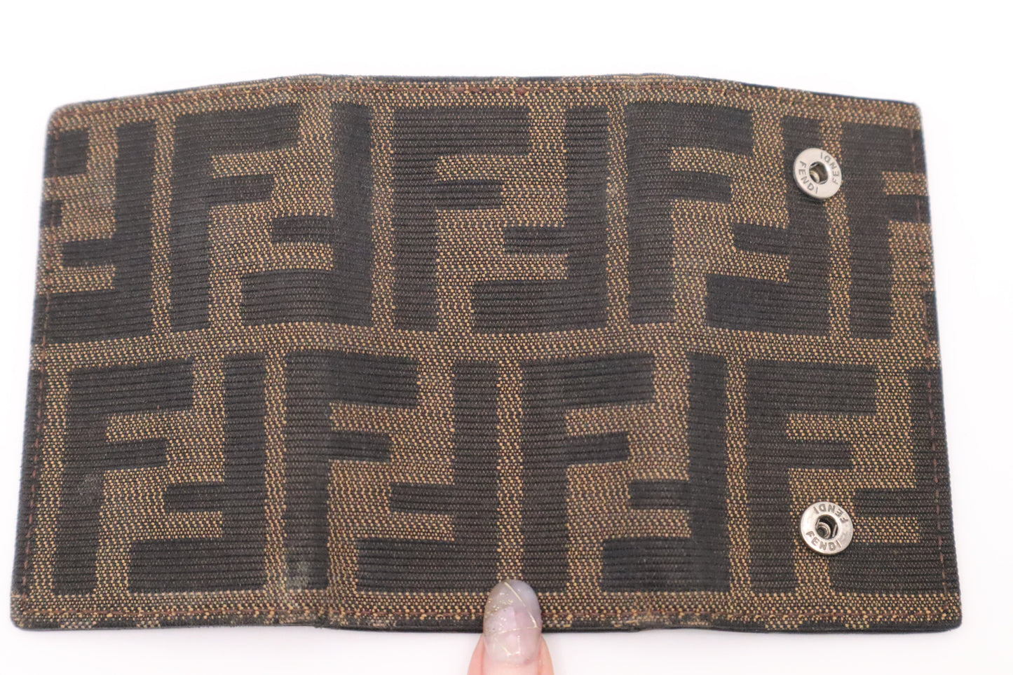 Fendi Key Case in Zucca Canvas