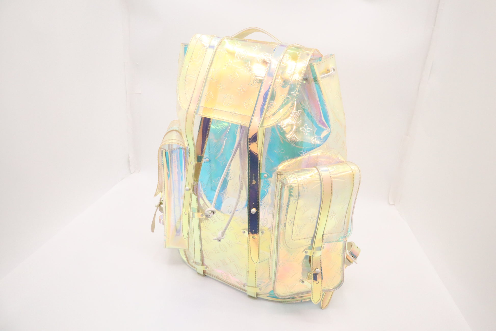 louis vuitton backpack prism Louis Vuitton Christopher Backpack in Prism PVC – Weekly Lux Drop