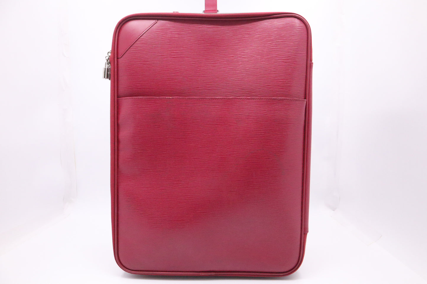 Louis Vuitton Pegase 55 in Rouge Pomodoro Epi Leather