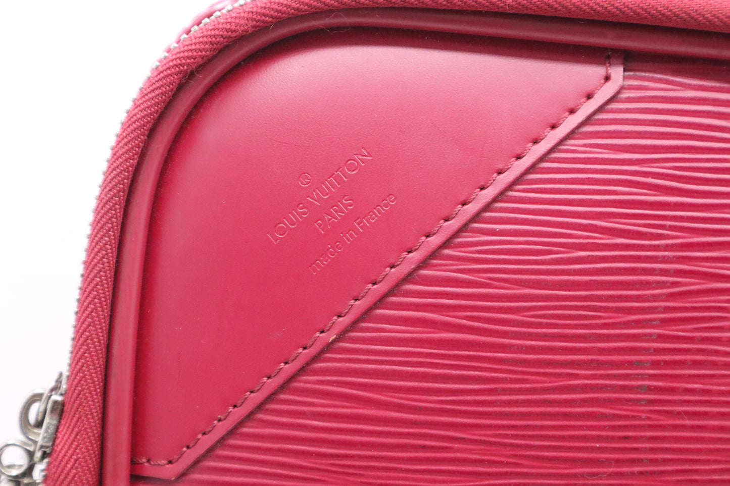 Louis Vuitton Pegase 55 in Rouge Pomodoro Epi Leather