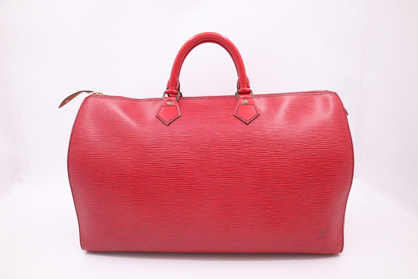 Louis Vuitton Speedy 40 in Red Epi Leather
