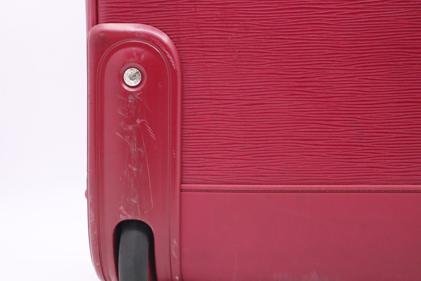 Louis Vuitton Pegase 55 in Rouge Pomodoro Epi Leather