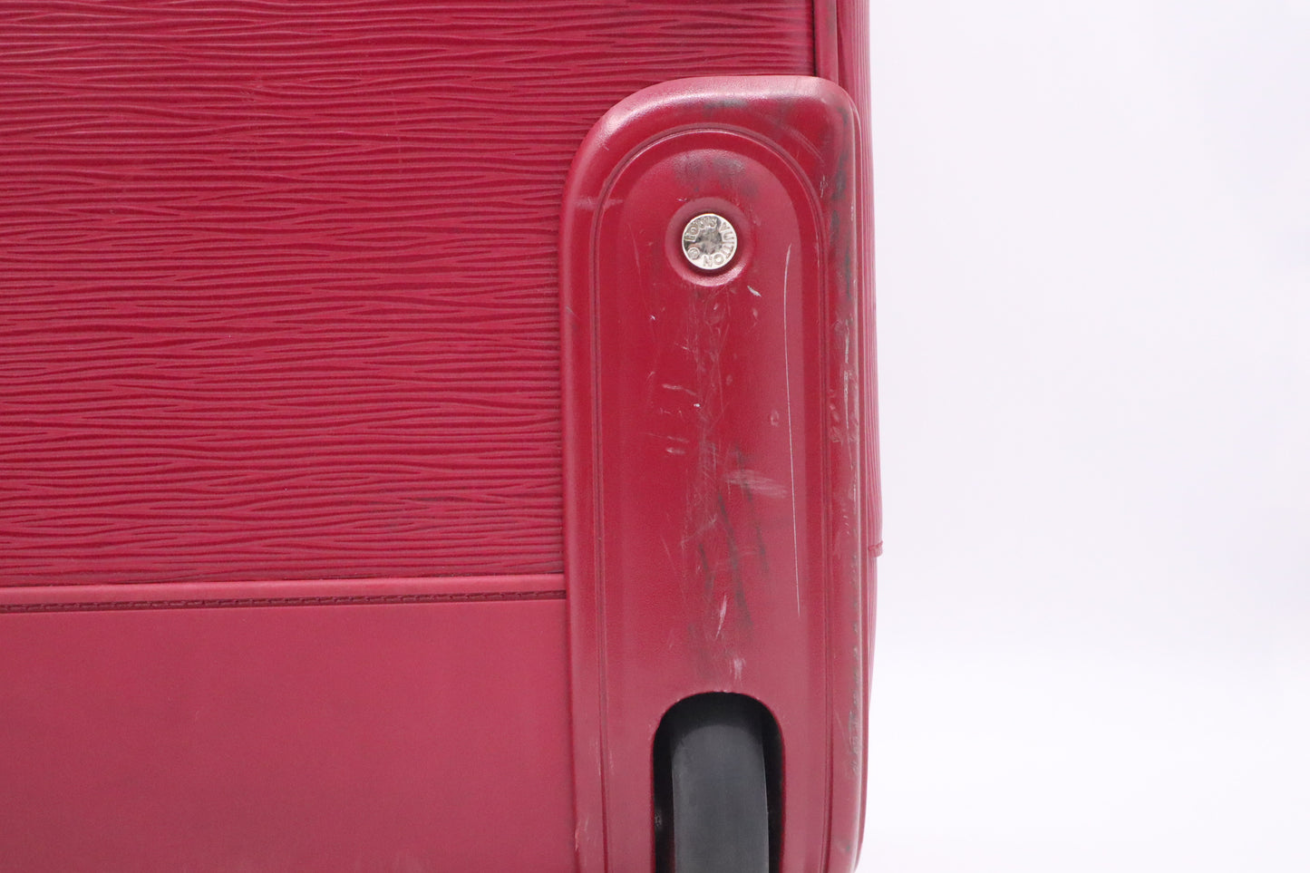 Louis Vuitton Pegase 55 in Rouge Pomodoro Epi Leather