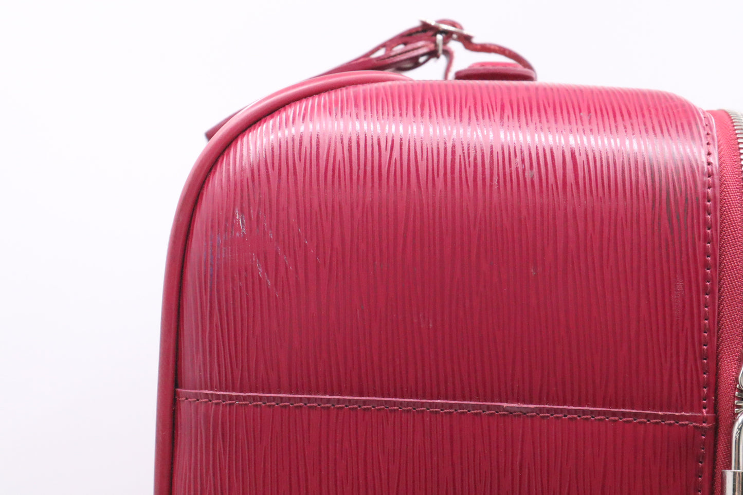 Louis Vuitton Pegase 55 in Rouge Pomodoro Epi Leather