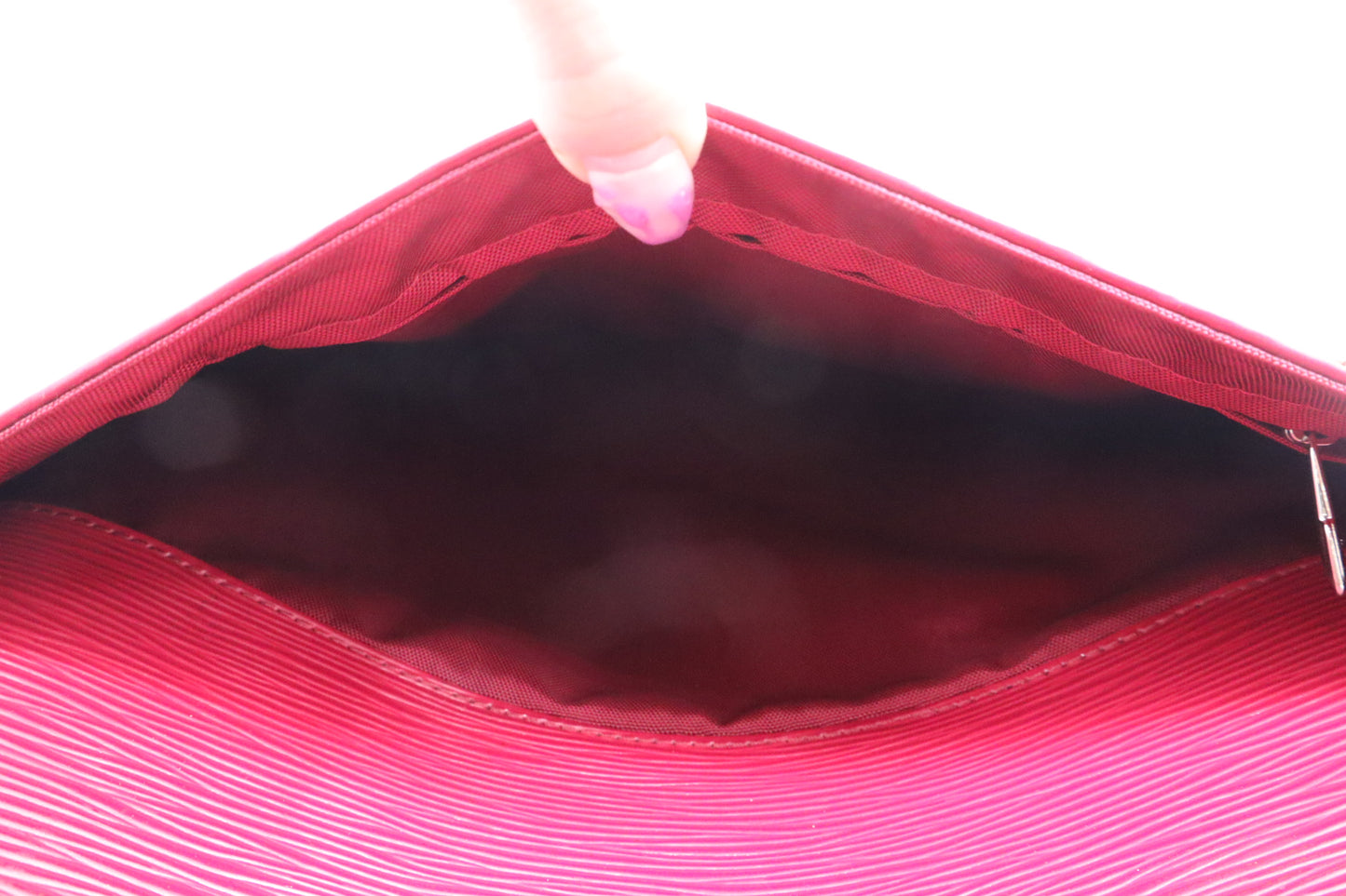 Louis Vuitton Pegase 55 in Rouge Pomodoro Epi Leather