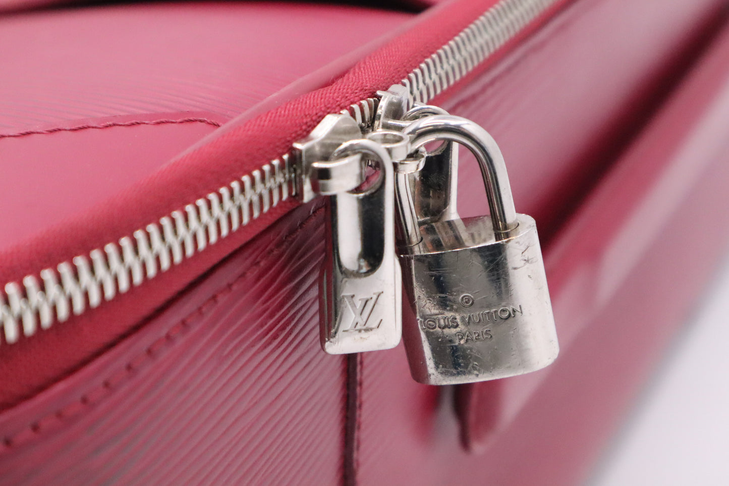 Louis Vuitton Pegase 55 in Rouge Pomodoro Epi Leather