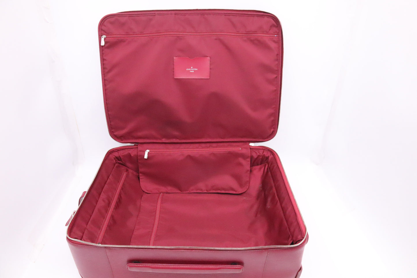 Louis Vuitton Pegase 55 in Rouge Pomodoro Epi Leather