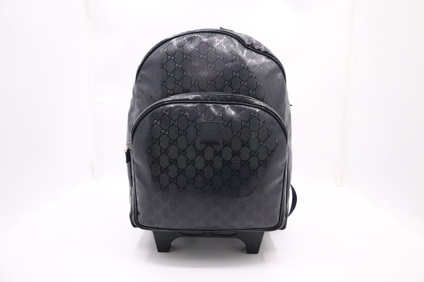 Gucci Trolley Backpack in Navy Blue Imprime Canvas