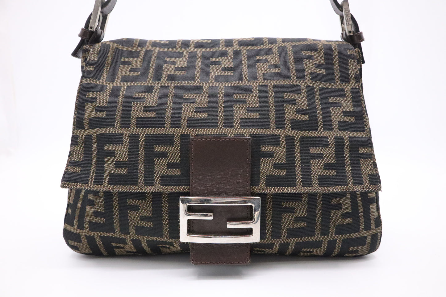 Fendi Mama Baguette in Zucca Canvas