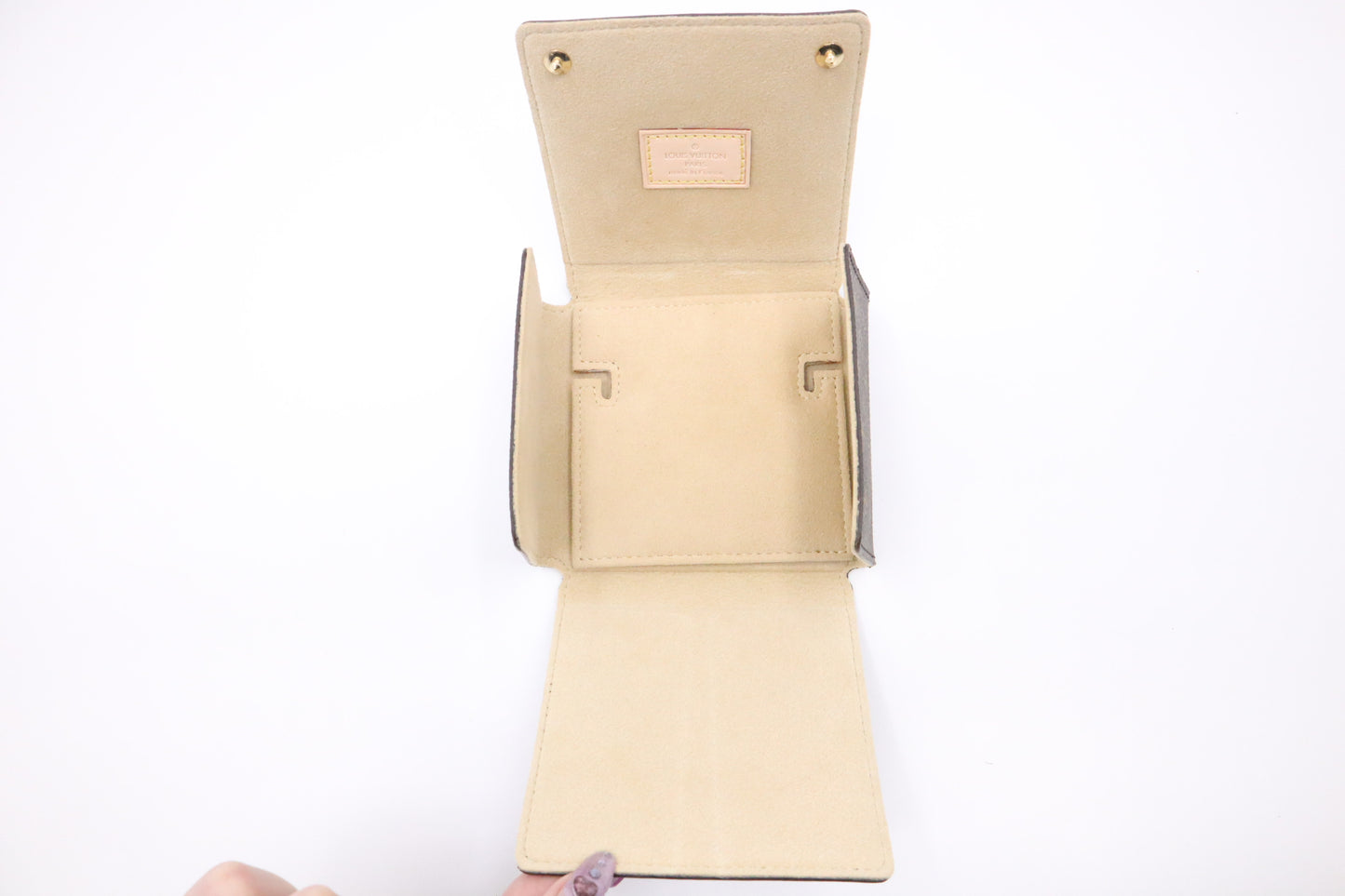 Louis Vuitton Foldable Jewelry Case GM in Mini Monogram Canvas