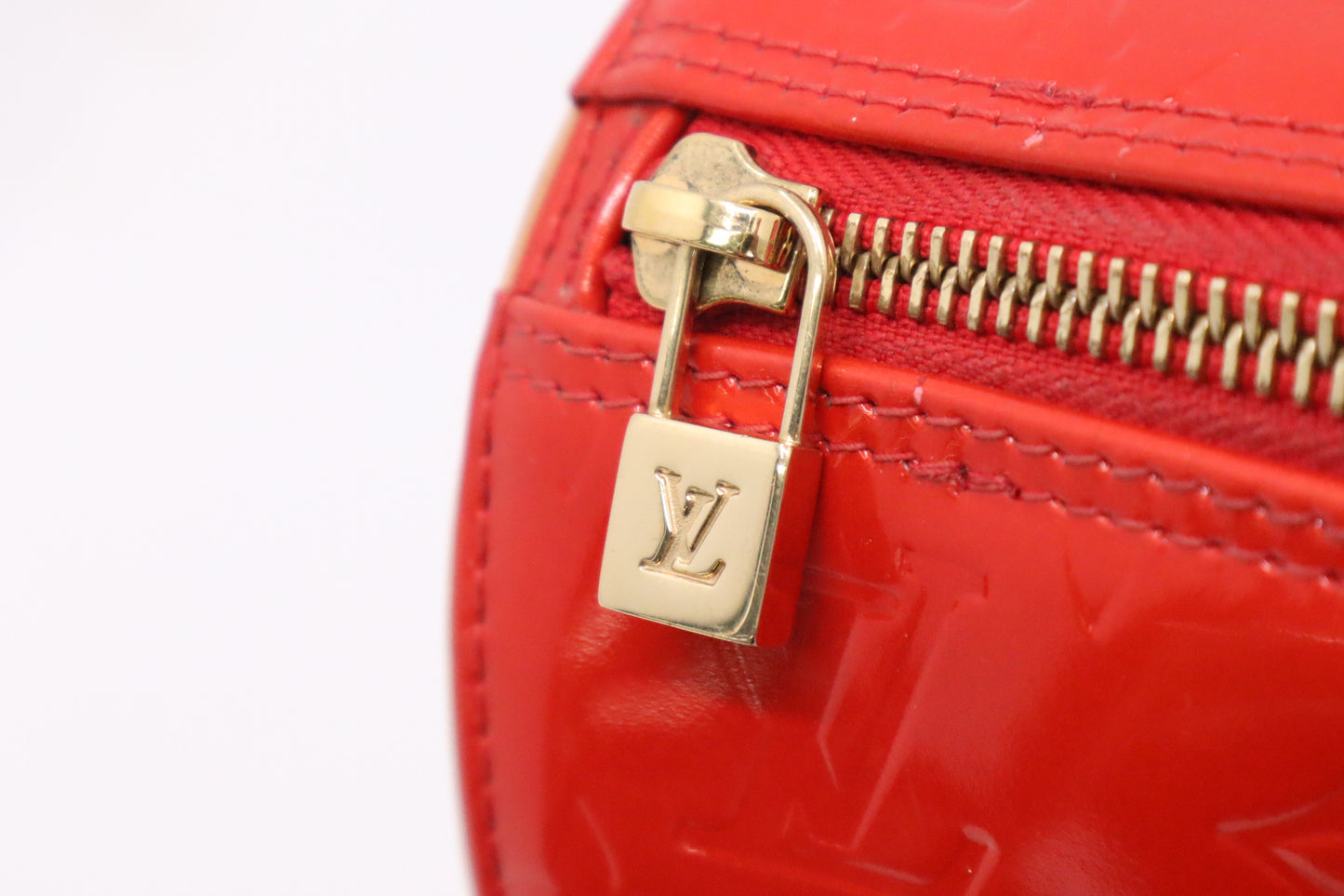 Louis Vuitton Bedford in Red Vernis Leather