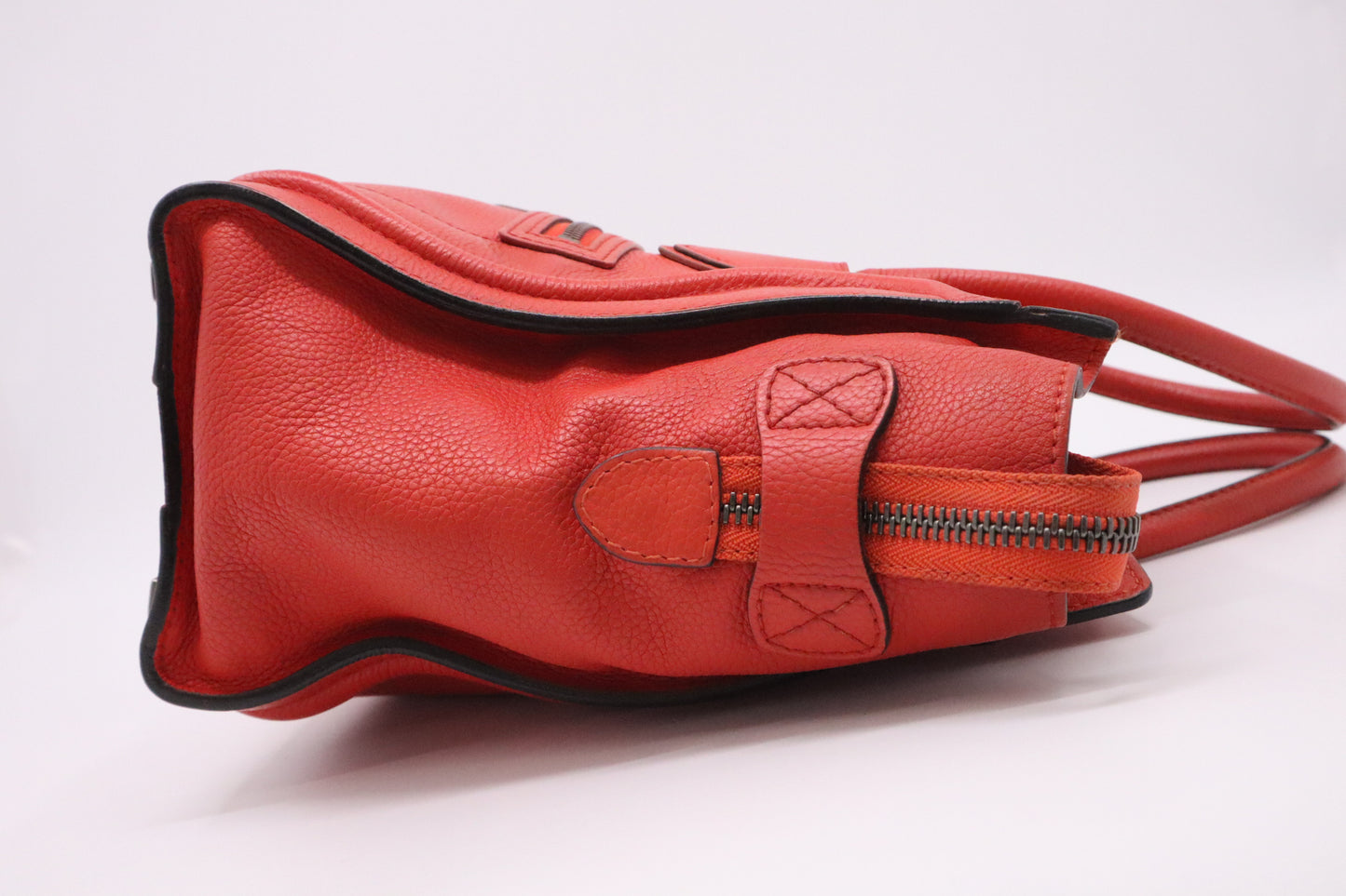 Celine Luggage in Red Leather