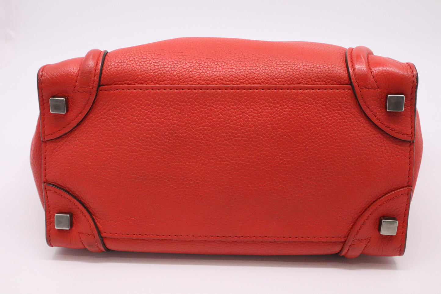 Celine Luggage in Red Leather