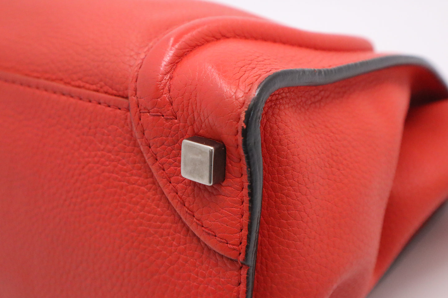Celine Luggage in Red Leather
