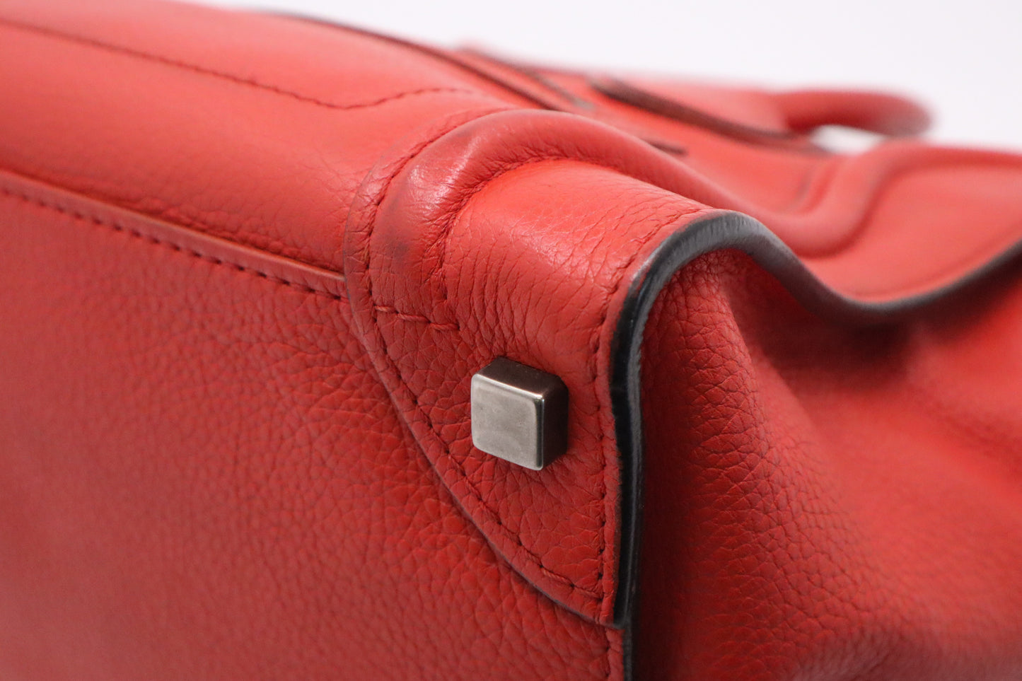 Celine Luggage in Red Leather