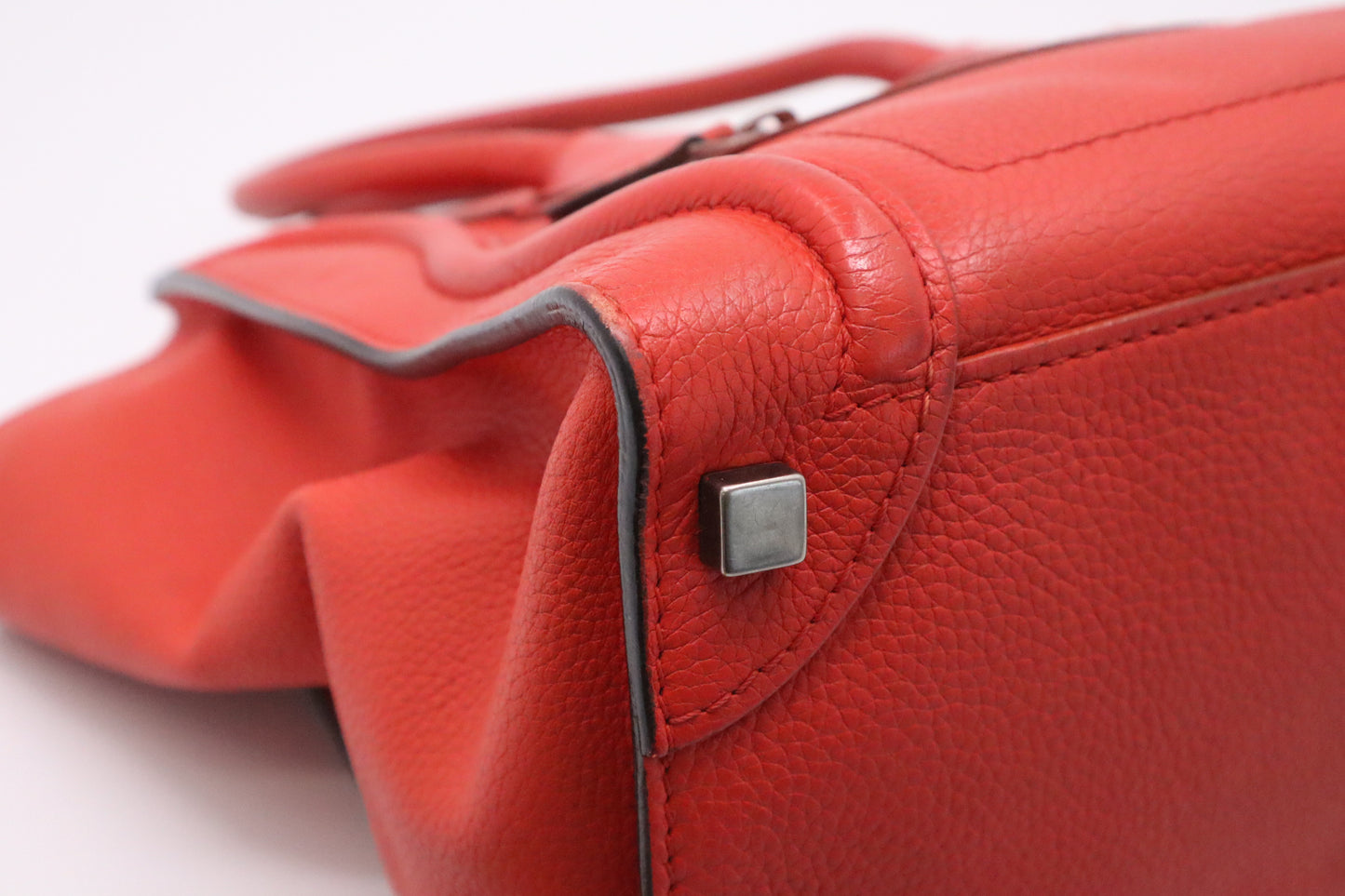 Celine Luggage in Red Leather