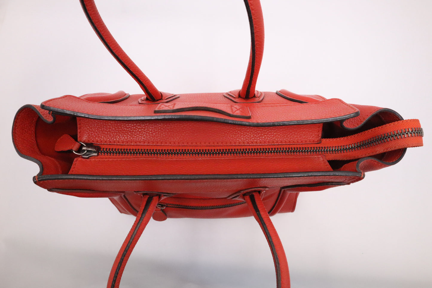 Celine Luggage in Red Leather