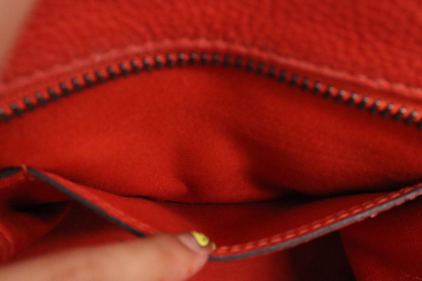 Celine Luggage in Red Leather