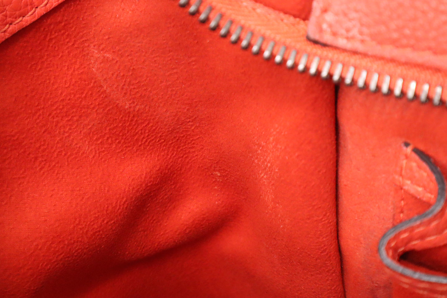 Celine Luggage in Red Leather