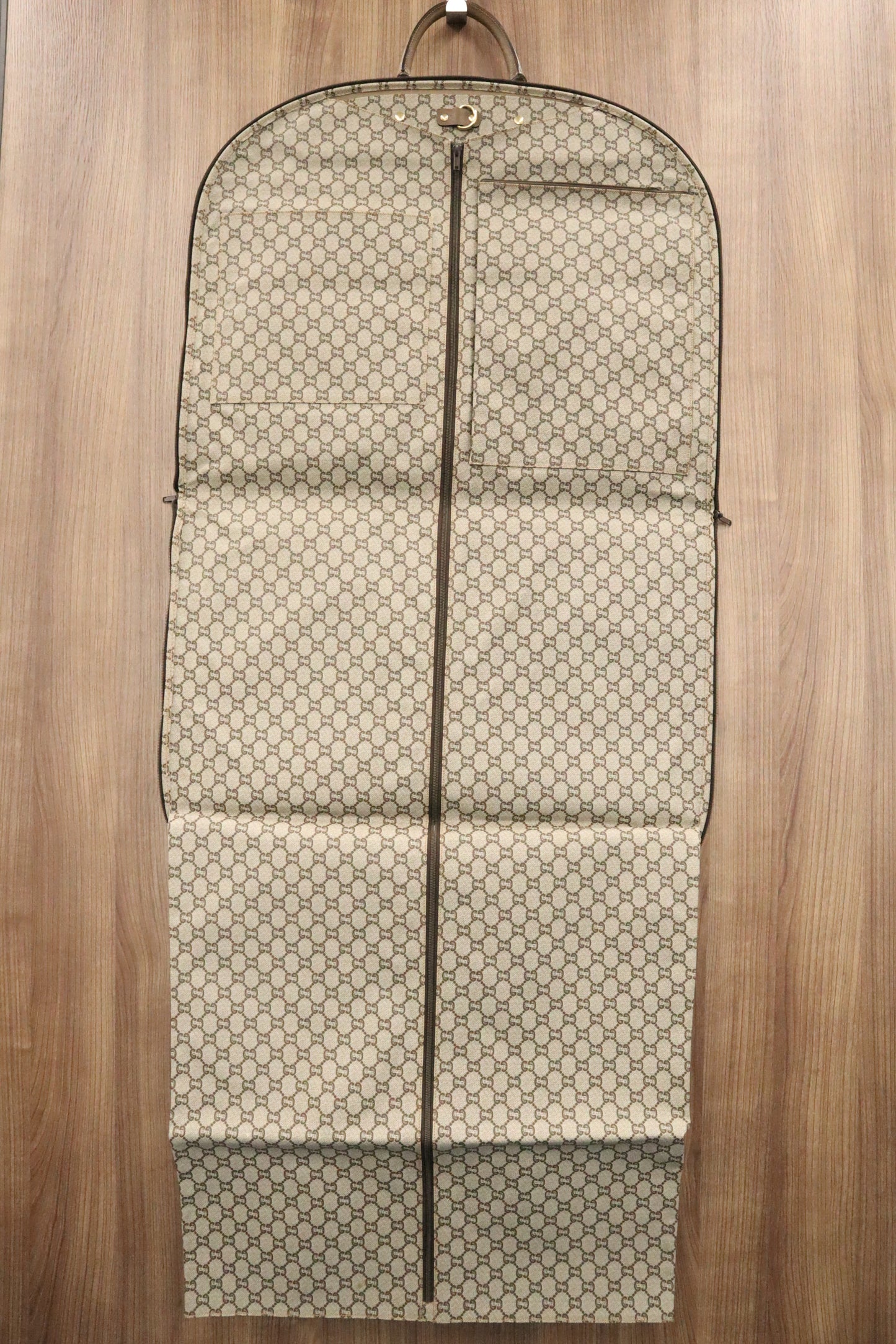 Gucci Plus Travel Garment Bag in Coated Canvas