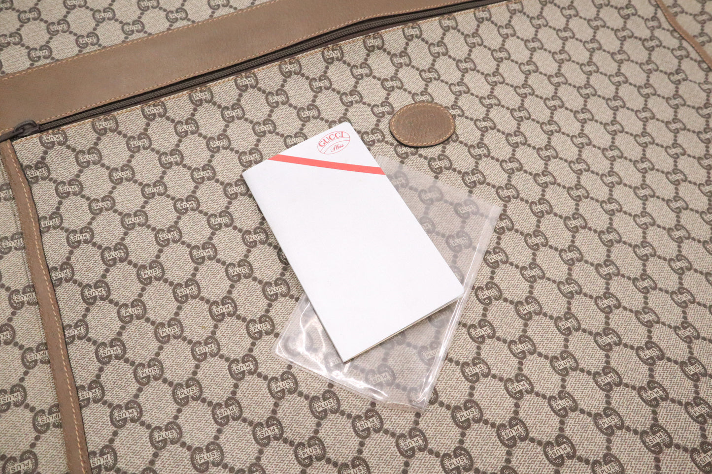 Gucci Plus Travel Garment Bag in Coated Canvas