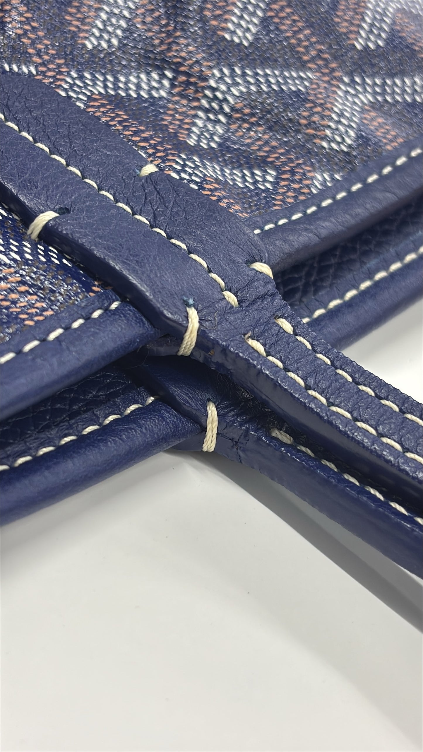 Goyard Hardy PM in Navy Blue Goyardine Canvas