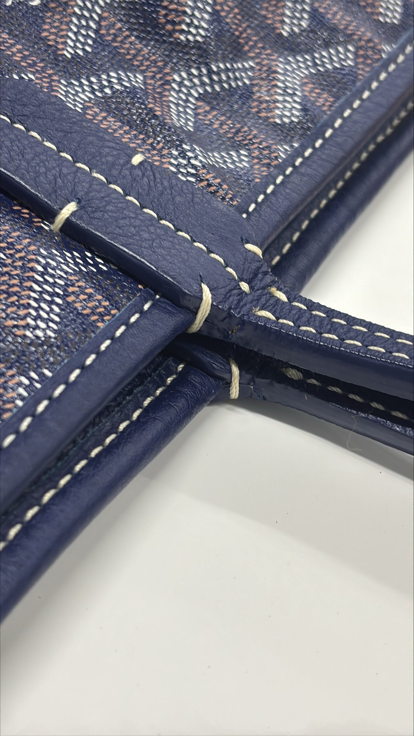 Goyard Hardy PM in Navy Blue Goyardine Canvas