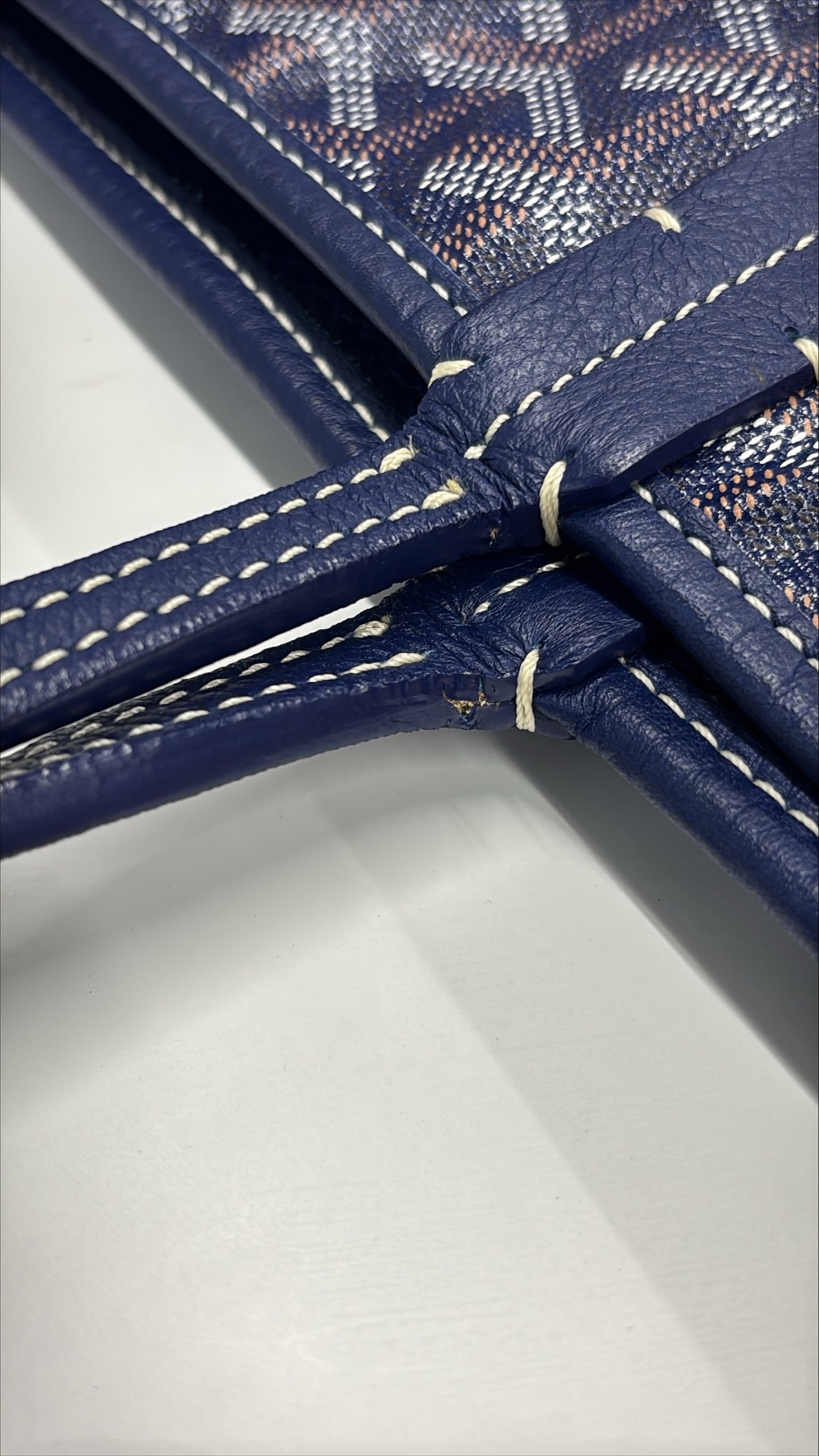 Goyard Hardy PM in Navy Blue Goyardine Canvas