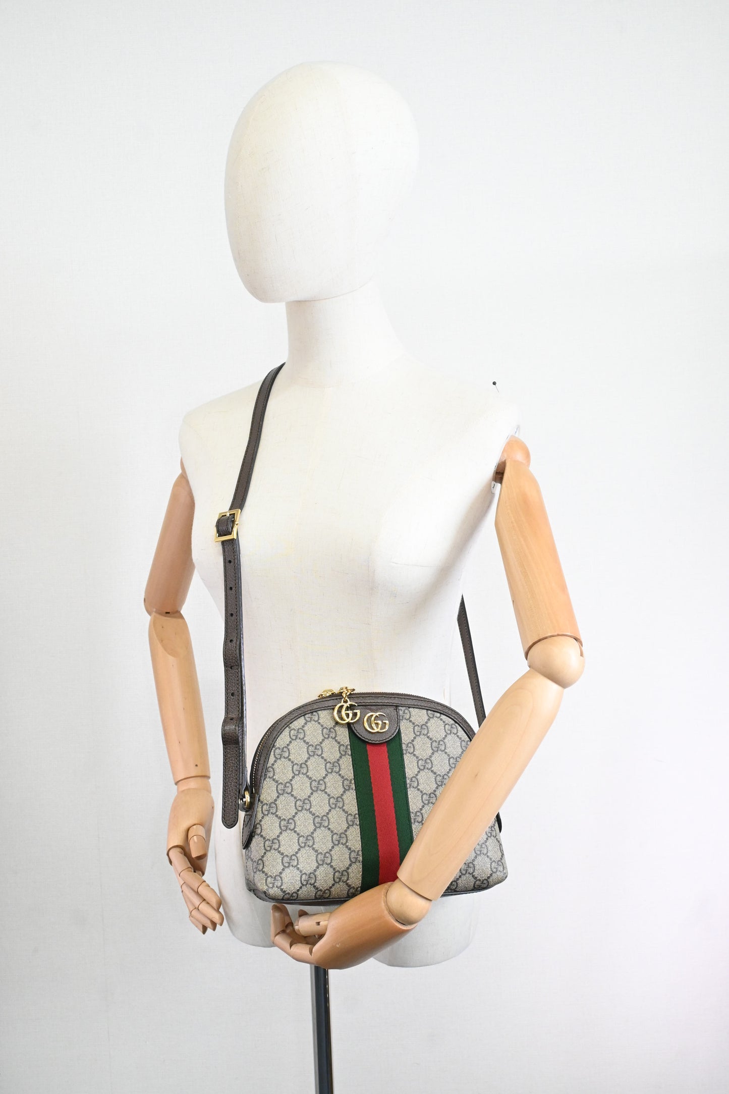 Gucci Ophidia Crossbody in GG Supreme Canvas