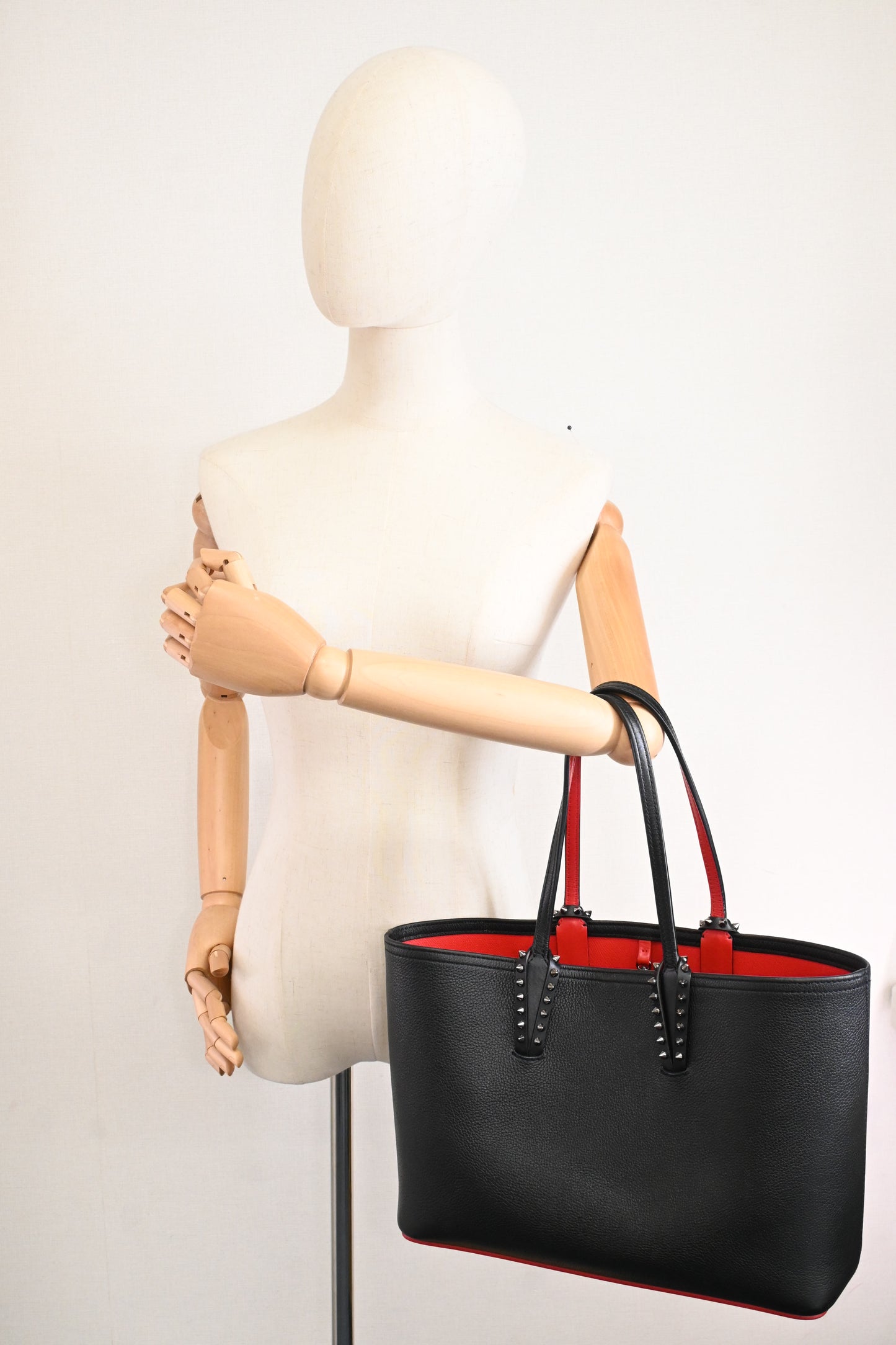 Louboutin Small Cabata in Black Leather