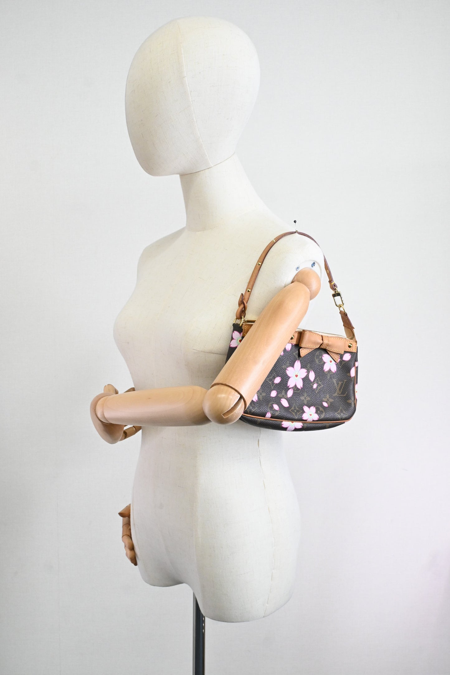 Louis Vuitton Pochette Accessoires in Cherry Blossom Monogram Canvas